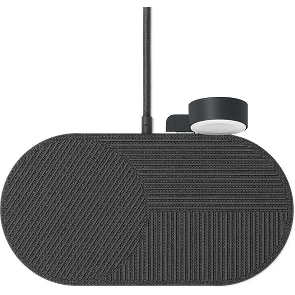 DROP XL БЗУ для Apple Watch стандарта Qi, мощность 10W, с кабелем 2м, цвет: серый